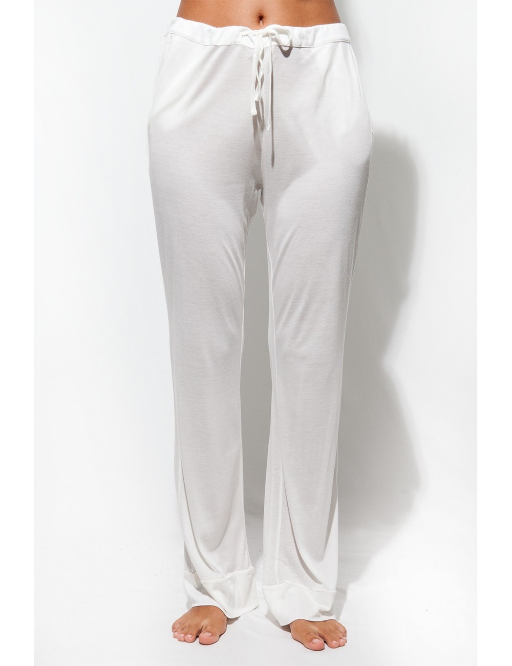 Drawstring Pants - Mercerized Egyptian Cotton - Nourishing - The Back Label  the Wellnesswear